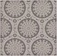 6' x 6' Outdoor Botanical Square Rug thumbnail image 1