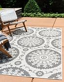 6' x 9' Outdoor Botanical Rug thumbnail
