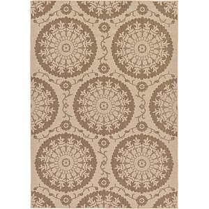 7' x 10' Outdoor Botanical Rug