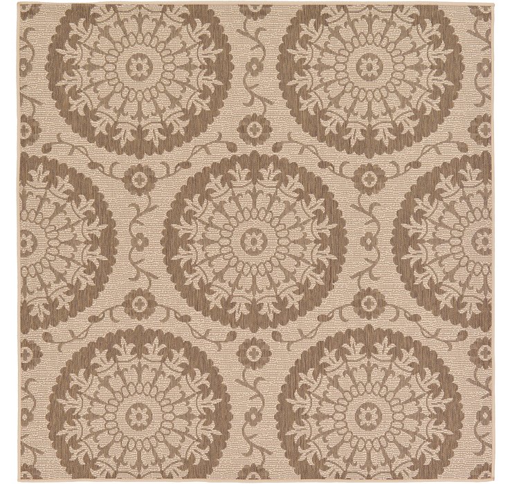 6' x 6' Outdoor Botanical Squar...