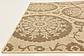6' x 6' Outdoor Botanical Square Rug thumbnail