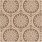 6' x 6' Outdoor Botanical Square Rug thumbnail