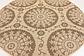 6' x 6' Outdoor Botanical Round Rug thumbnail