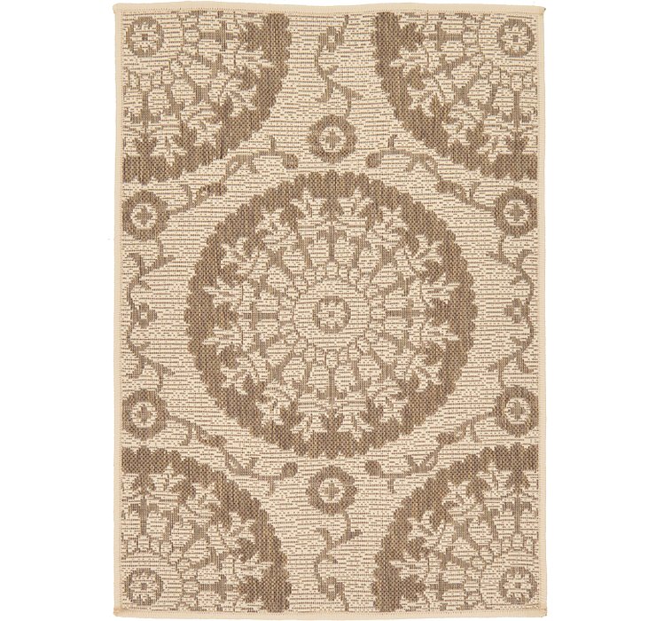 2' 2 x 3' Outdoor Botanical Rug