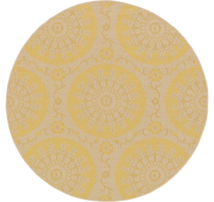 6' x 6' Outdoor Botanical Round...