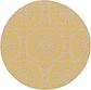 6' x 6' Outdoor Botanical Round Rug thumbnail