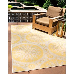Unique Loom 2' 2 x 3' Outdoor Botanical Rug