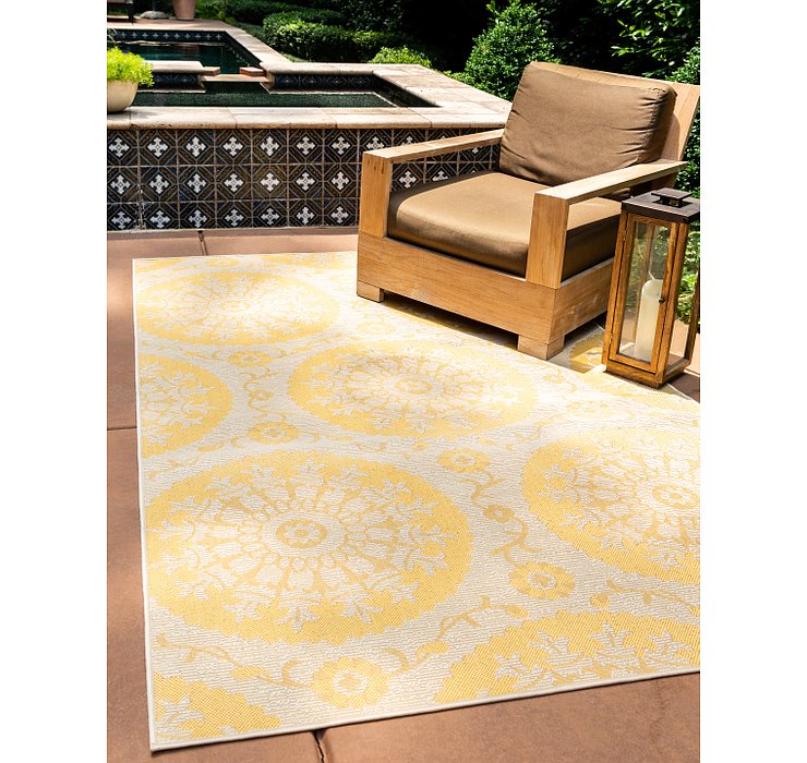 2' 2 x 3' Outdoor Botanical Rug
