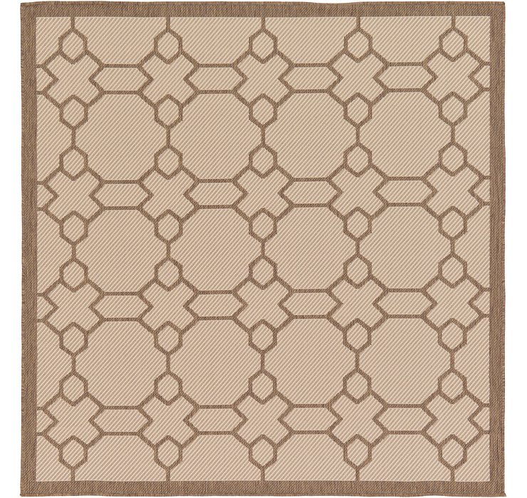 6' x 6' Outdoor Lattice Square ...