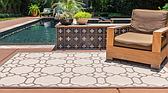 7' x 10' Outdoor Trellis Rug thumbnail