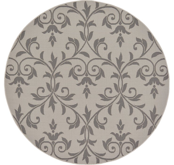 6' x 6' Outdoor Botanical Round...