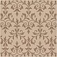 Unique Loom 6' x 6' Outdoor Botanical Square Rug thumbnail image 1