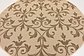 Unique Loom 6' x 6' Outdoor Botanical Round Rug thumbnail image 3