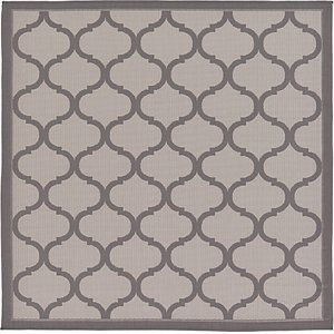 Unique Loom 6' x 6' Outdoor Square Rug