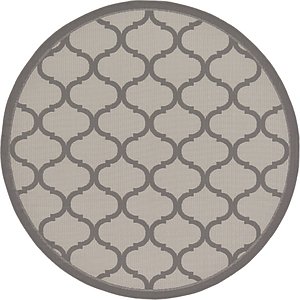 Unique Loom 6' x 6' Outdoor Round Rug