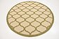 6' x 6' Outdoor Trellis Round Rug thumbnail image 2