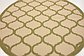 6' x 6' Outdoor Trellis Round Rug thumbnail image 3