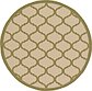 6' x 6' Outdoor Trellis Round Rug thumbnail image 1