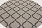 6' x 6' Outdoor Lattice Round Rug thumbnail