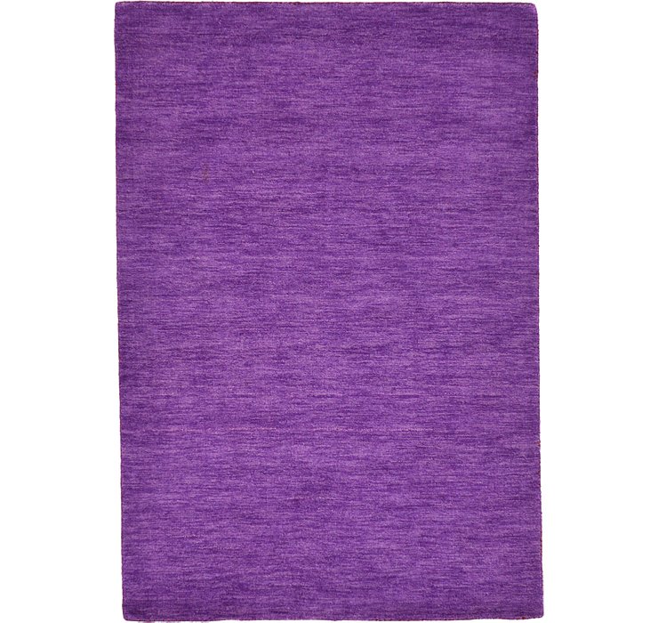 4' x 5' 7 Solid Gabbeh Rug