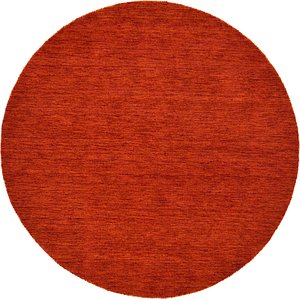 200cm x 200cm Solid Gabbeh Round Rug