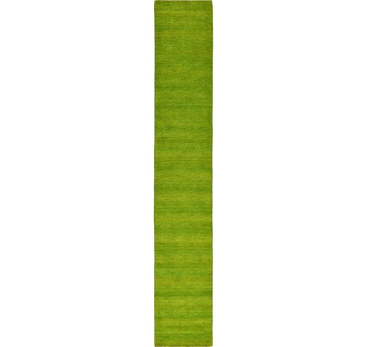 2' 7 x 16' 5 Solid Gabbeh Runner Rug