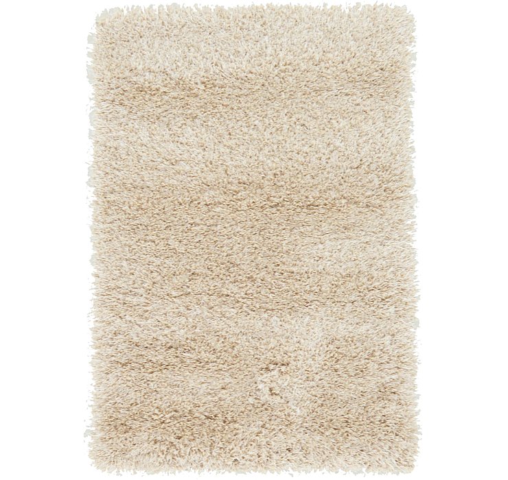 65cm x 90cm Luxe Solid Shag Rug
