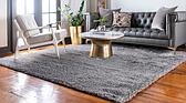 245cm x 245cm Luxe Solid Shag Square Rug thumbnail image 2
