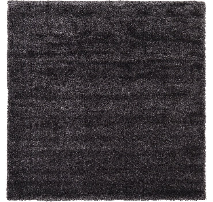 8' x 8' Luxe Solid Shag Square ...