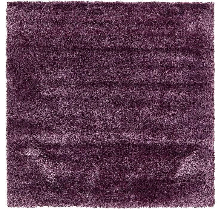 8' x 8' Luxe Solid Shag Square ...