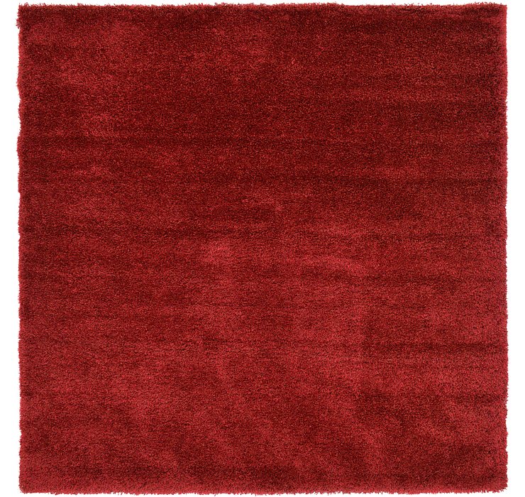 8' x 8' Luxe Solid Shag Square ...