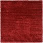 8' x 8' Luxury Solid Shag Square Rug thumbnail image 1