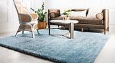8' x 8' Luxury Solid Shag Square Rug thumbnail