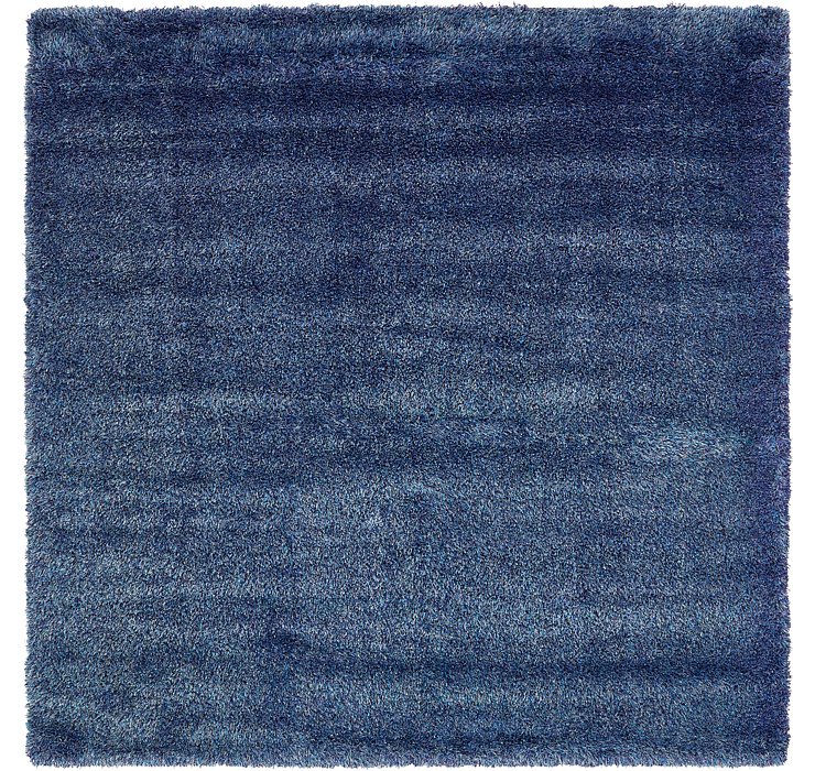 8' x 8' Luxe Solid Shag Square ...