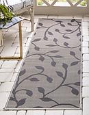 2' 2 x 6' Outdoor Botanical Runner Rug thumbnail