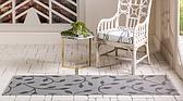2' 2 x 6' Outdoor Botanical Runner Rug thumbnail