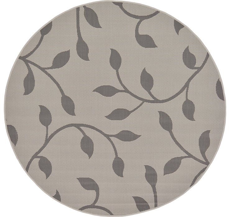 6' x 6' Outdoor Botanical Round...