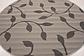 6' x 6' Outdoor Botanical Round Rug thumbnail