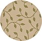 Unique Loom 6' x 6' Outdoor Botanical Round Rug thumbnail image 1