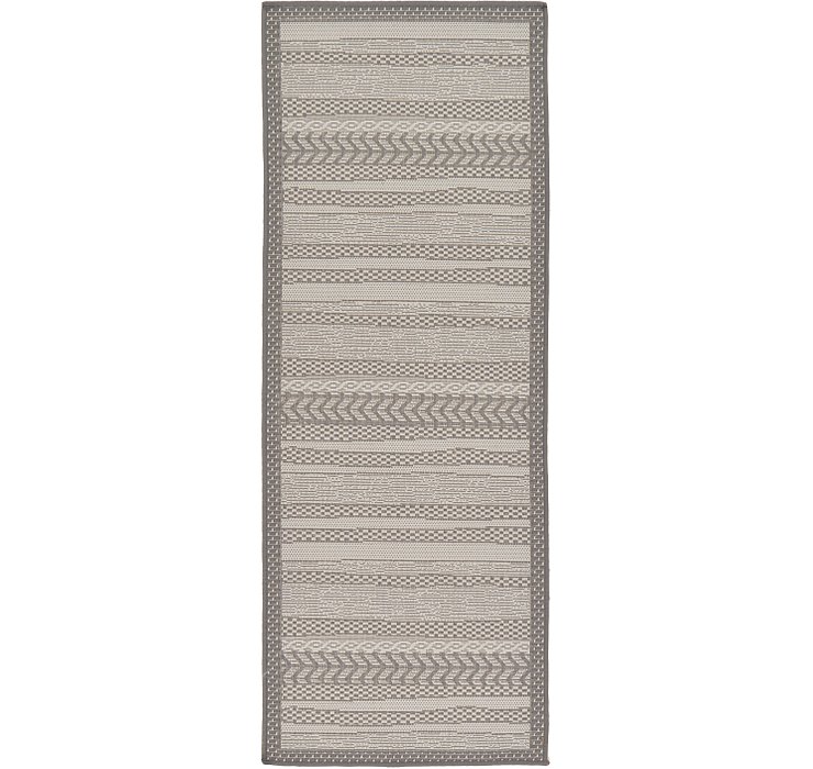 2' 2 x 6' Outdoor Border Runner Rug