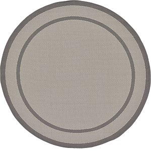 Unique Loom 6' x 6' Outdoor Border Round Rug
