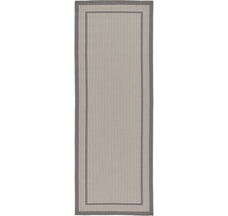 2' 2 x 6' Outdoor Border Runner Rug