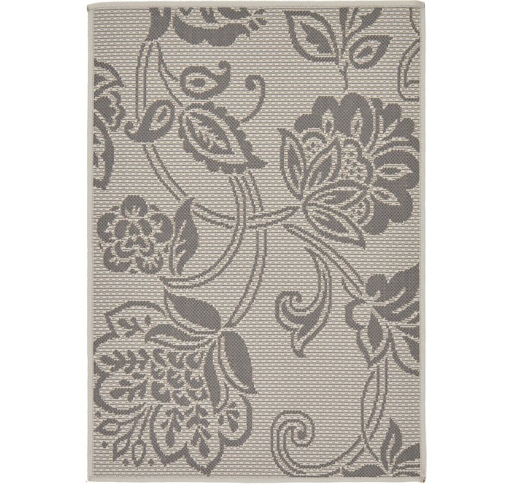 2' 2 x 3' Outdoor Botanical Rug