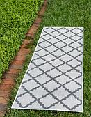 2' 2 x 6' Outdoor Lattice Runner Rug thumbnail