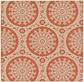 183cm x 183cm Outdoor Botanical Square Rug thumbnail image 1