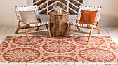 160cm x 245cm Outdoor Botanical Rug thumbnail image 3