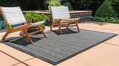 6' x 9' Outdoor Border Rug thumbnail