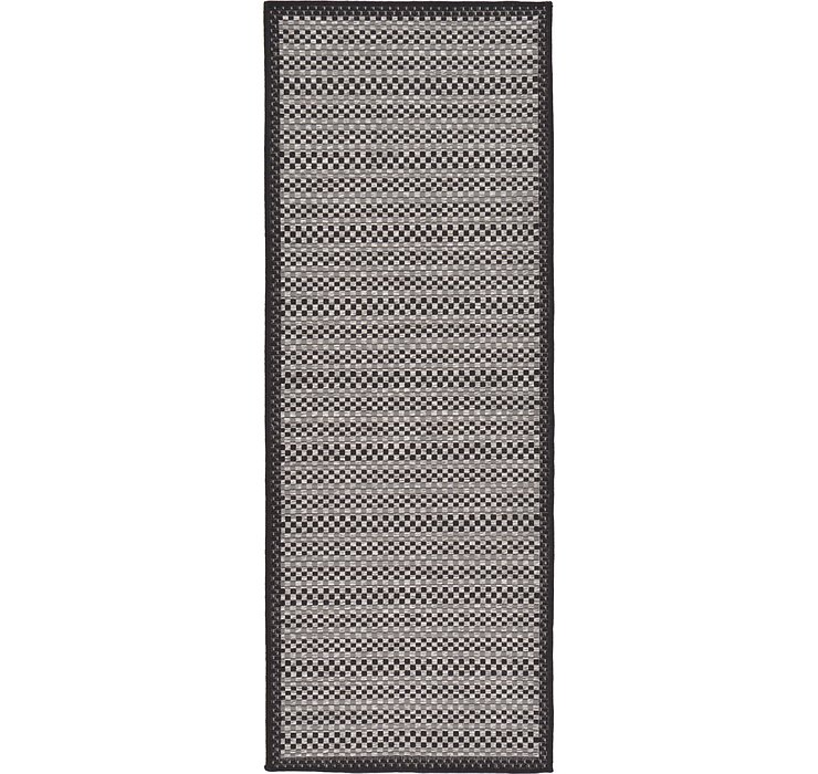 2' 2 x 6' Outdoor Border Runner Rug