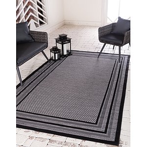9' x 12' Outdoor Border Rug