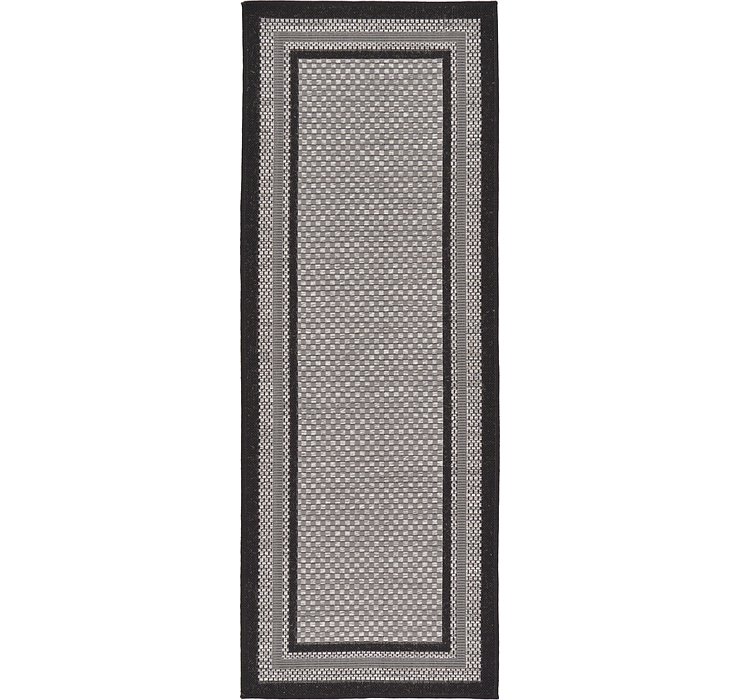 2' 2 x 6' Outdoor Border Runner Rug